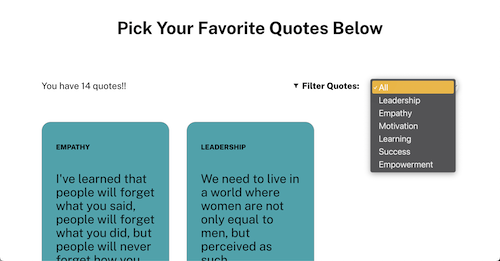 Quote from Quotivation App